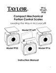 Taylor Scale TP instructions