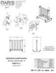 Paris Traditional Bike Rack Specs/Instructions Paris Traditional Bike Rack Specs/Instructions