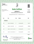 TRToppers Kosher Certificate