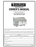 Traulsen TS Prep Table Manual Traulsen TS Prep Table Manual
