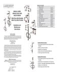 SINGLE LEVER, SINGLE HOLE AND ESCUTCHEON BP-2704, BP-2704-BN, BP-2712, BP-2712-BN Installation and Maintenance Instructions SINGLE LEVER, SINGLE HOLE AND ESCUTCHEON BP-2704, BP-2704-BN, BP-2712, BP-2712-BN Installation and Maintenance Instructions