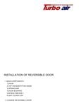 Installation of Reversible Door