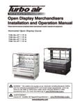 Turbo Air Stainless Steel Drop-In Merchandiser Manual