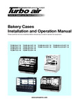 Turbo Air TCGB Owners Manual