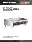 CPG Ultra Series Griddles Parts Manual CPG Ultra Series Griddles Parts Manual