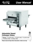 Avantco Conveyor Oven Manual Avantco Conveyor Oven Manual
