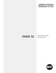 USER MANUAL-EVOX 12 USER MANUAL-EVOX 12