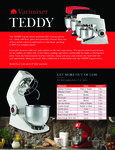 Varimixer Teddy Sell Sheet 2021