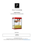 Venue Pop 16 oz Popcorn Machine Owners Manual Venue Pop 16 oz Popcorn Machine Owners Manual