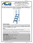 Vestil Foldable Four-Step Ladder Manual