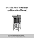 Ventless Hood Series Installation and Operation Manual 
