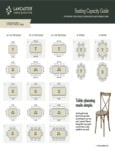Vineyard Series Seating Guide
