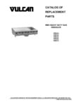 VMG Heavy Duty Gas Griddles Parts List
