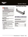 Vollrath Low-Profile Heat Strips Manual