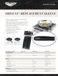 Vollrath TriVent Sleeve Sell Sheet Vollrath TriVent Sleeve Sell Sheet