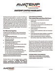 Avatemp Warranty