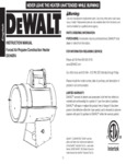 DeWalt DXH40FA Warranty