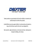 Dexter Russel Limited Lifetime Warranty