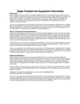 Eagle Group's warranty policies