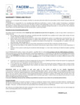 Tre Spade FACEM s.p.a Warranty-Terms-2018-EN