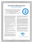 FenceScreen-Warranty-350-series FenceScreen-Warranty-350-series