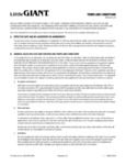 Little Giant Warranty