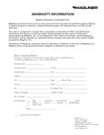 Magliner Products Warranty Magliner Products Warranty