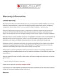 Reelcraft Industries Warranty Info Reelcraft Industries Warranty Info