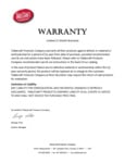 Tablecraft Warranty Statement