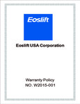 EosLift Warranty PDF EosLift Warranty PDF