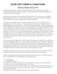 warranty terms and conditions ecorpro warranty terms and conditions ecorpro