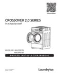 Crossover Front Load Washer Install Manual Crossover Front Load Washer Install Manual