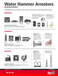 water-hammer-arrester---minirester-hydrarester-and-megarester---sizing-guide water-hammer-arrester---minirester-hydrarester-and-megarester---sizing-guide
