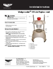 Wedgemaster 2 Installation Instructions Wedgemaster 2 Installation Instructions