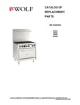 Wolf WX Ranges Parts List