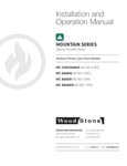 Wood Stone Mt. Adams Manual Radiant Flame Gas Models Wood Stone Mt. Adams Manual Radiant Flame Gas Models