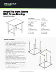 Wood Top Work Tables With Cross Bracing_ Guide