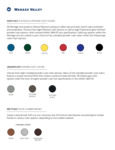 Wabash Valley Color Reference Wabash Valley Color Reference
