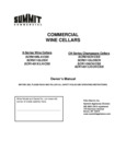 X_and_CH_Series_Commercial_Wine_Cellars_Use_and_Care