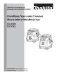 Makita XCV20 & XCV23 Manual Makita XCV20 & XCV23 Manual