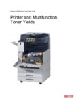 Xerox Printer and Multifunction Toner Yields Guide Xerox Printer and Multifunction Toner Yields Guide