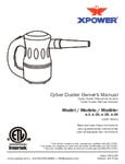 XPOWER_Electric_Air_Duster_Owner's_Manual XPOWER_Electric_Air_Duster_Owner's_Manual