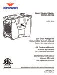 XPOWER XD-85L2 LGR Dehumidifier Owner's Manual