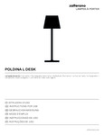 Zafferano Poldina L Desk Manual Zafferano Poldina L Desk Manual