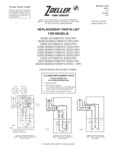 Zoeller M292 Replacement Parts List Zoeller M292 Replacement Parts List