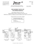 Zoeller E810 Replacement Parts List
