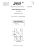 Zoeller M95 Replacement Parts List
