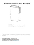 ZoneAire Select Portable ZCP12SB instruction manual