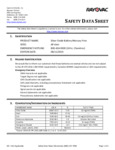 Rayovac Silver Oxide Mercury Free SDS Rayovac Silver Oxide Mercury Free SDS