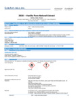 3035 PURE VANILLA EXTRACT, NATURAL SDS